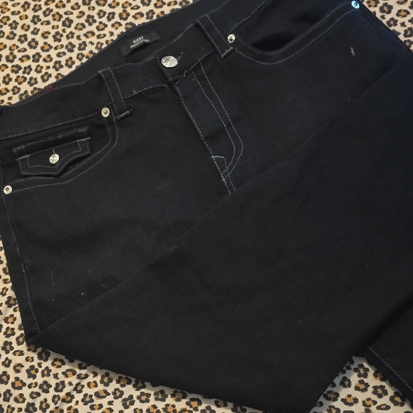 True Religion Ricky Big T Men's Black Relaxed Straight Jeans - Size 36 - Picture 5 of 5